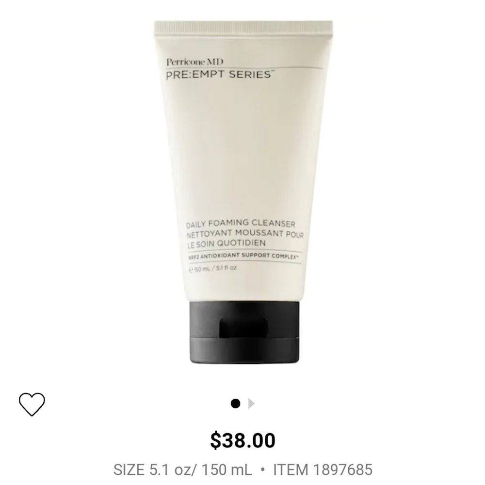 Perricone md oil free foaming cleanser
